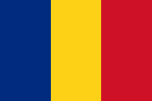 Bandera de Rumanía. România drapel. 