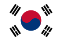Bandera de Korea del Sur. Flag of South Korea. 한국의 국기입니다.