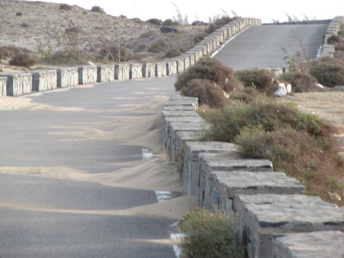 Carretera a Tufia, Gran Canaria, España.