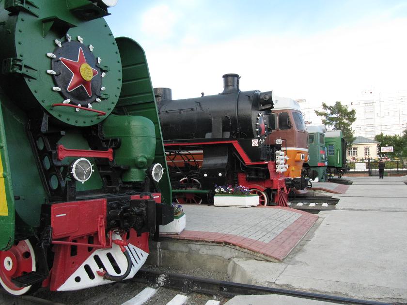 Museo del Ferrocarril en Novosibirsk, Rusia. Музей железной дороги. Новосибирск, Россия. 