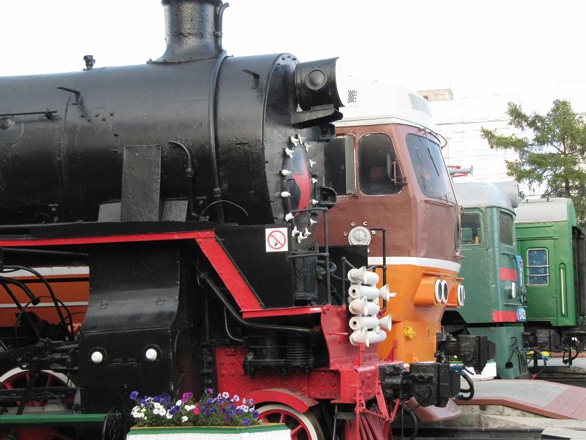 Museo del Ferrocarril en Novosibirsk, Rusia. Музей железной дороги. Новосибирск, Россия. 