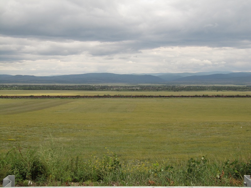 Zabaikalsky Krai, Rusia. Al fondo, China. Забайкальский край, Россия. На заднем плане, Китай.