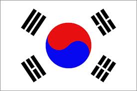Bandera de Korea del Sur.Флаг Южной Кореи. 대한민국의 국기