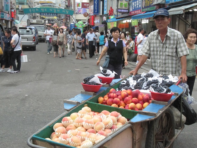 Mercado de Jagalchi, Busán, Korea del Sur.