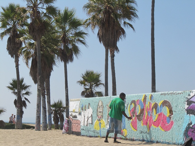Playa de Venice Beach, Los Angeles, CA.  