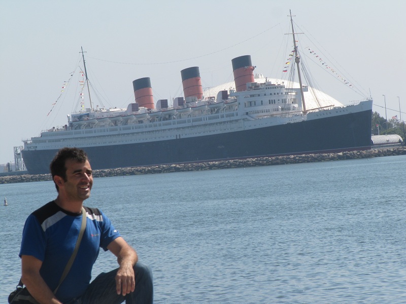 Queen Mary  y Topalante en Long Beach, CA. 
