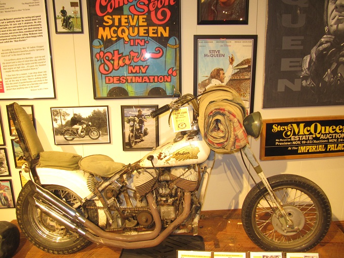 Indian Chief Chopper de 1947 de Steve Mc Queen. 