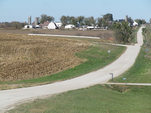 Alrededores de Kalona; Iowa, EEUU.