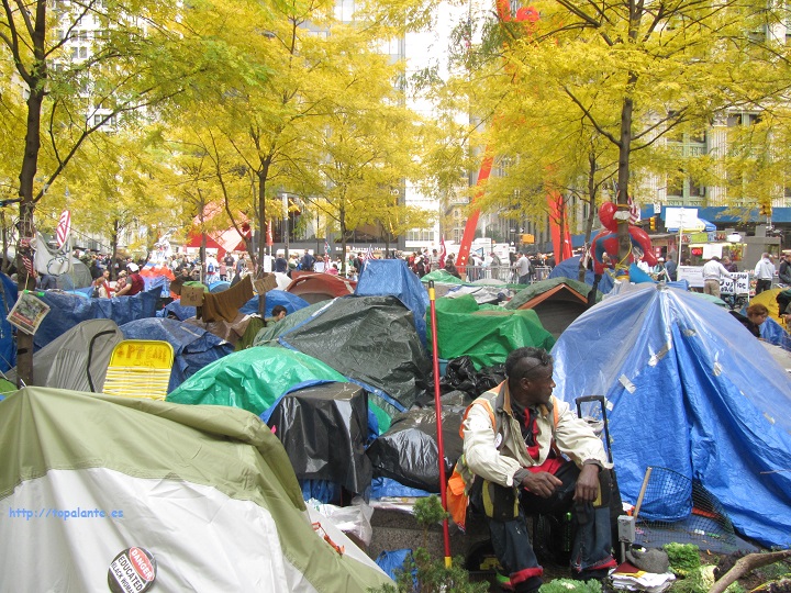 Occupy Wall Street. New York City, USA,  November 2011