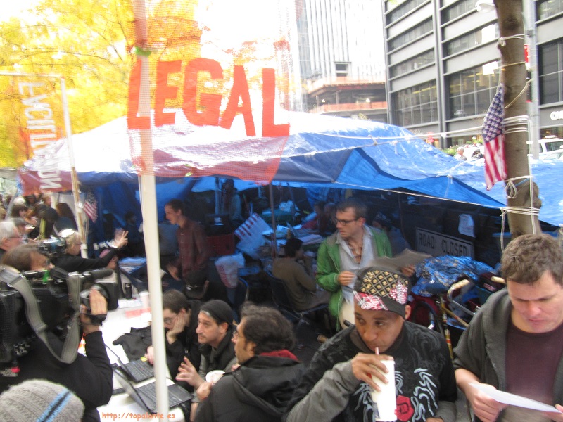 Occupy Wall Street. New York City, USA,  November 2011