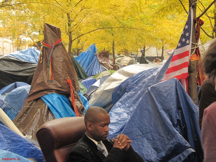 Occupy Wall Street. New York City, USA,  November 2011