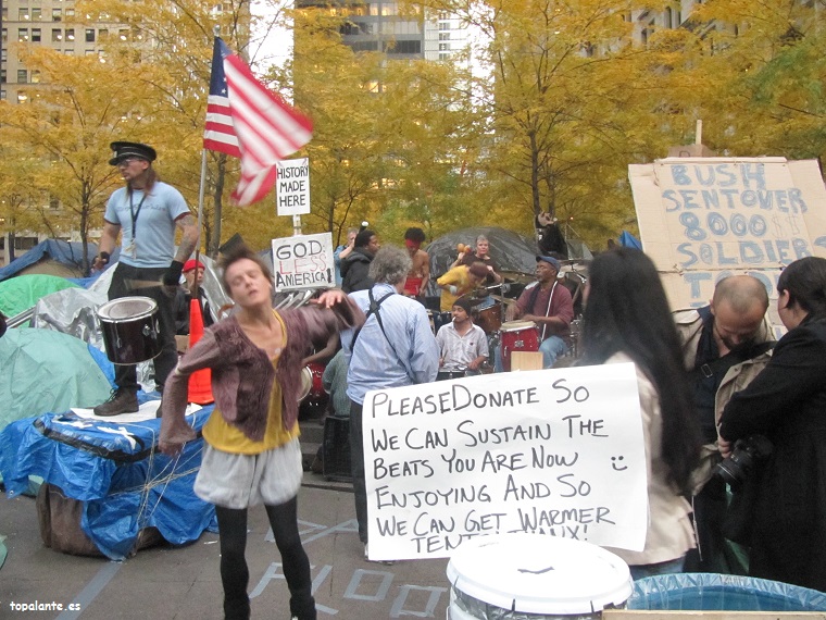 Occupy Wall Street. New York City, USA,  November 2011