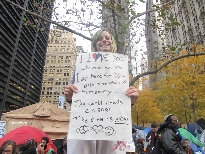 Occupy Wall Street. New York City, USA,  November 2011