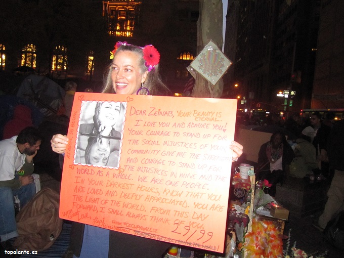 Occupy Wall Street. New York City, USA,  November 2011.