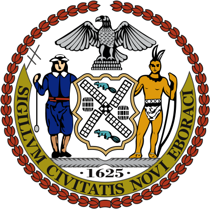 Escudo de la ciudad de Nueva York, EEUU.