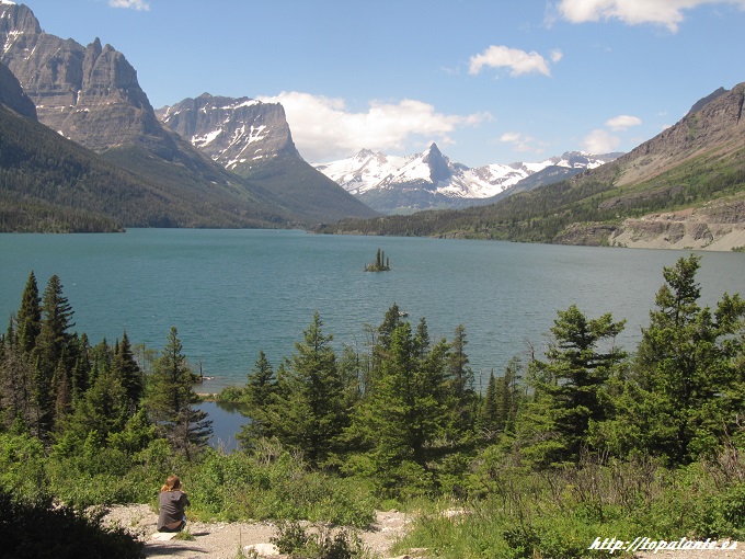 Carretera "Going to the Sun Road", Glacier National Park, MT, USA.