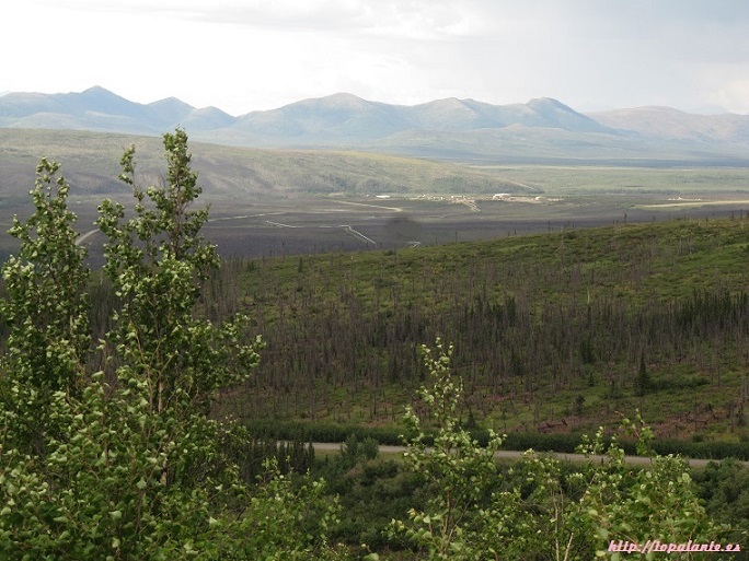 Camino Fairbanks. Dalton Highway, Alaska.