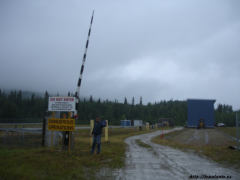 Geophysical Institute.University of Alaska Fairbanks UAF. Research Range. Mile 30 Steese Hwy. Fairbanks, Alaska.