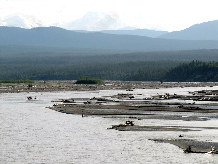 Tanana Valley, camino Whitehorse, Alaska.