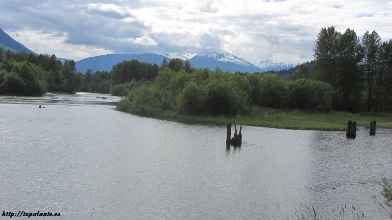 Yellowhead Highway BC. Canadá.