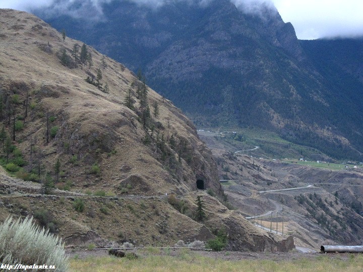 Camino de Lillooet, Columbia Británica. Canadá.