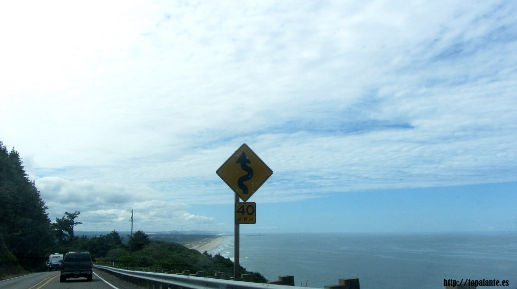 US 101. Costa de Oregón. USA.