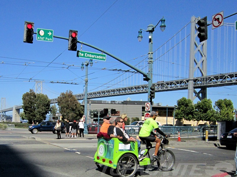 The Embarcadero Street. San Francisco, CA.