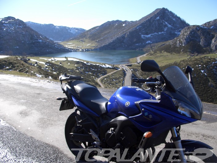 Folixa Astur en Los Lagos de Covadonga, en un viaje anterior.
