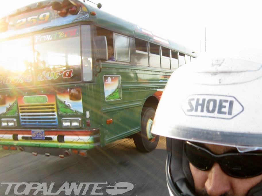 Topalante en El Salvador.