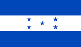 Bandera de Honduras.