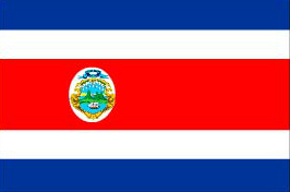 Bandera de Costa Rica.