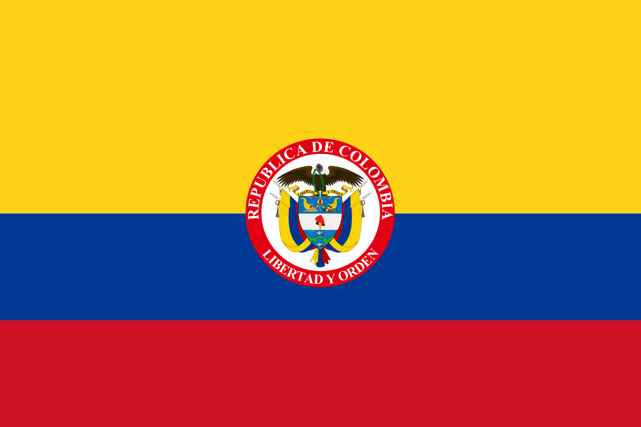Bandera de Colombia.