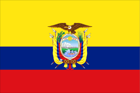 Bandera de Ecuador.