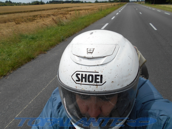 Topalante  en el Departamento de Indre-et-Loire, Francia.Camino Nordkapp.