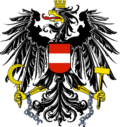 Escudo de Austria. Bundeswappen (Österreich).