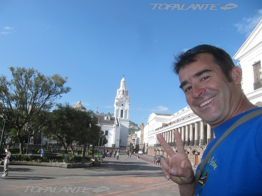 Topalante en Quito, Ecuador.