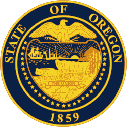 Escudo del Estado de Oregón, USA.