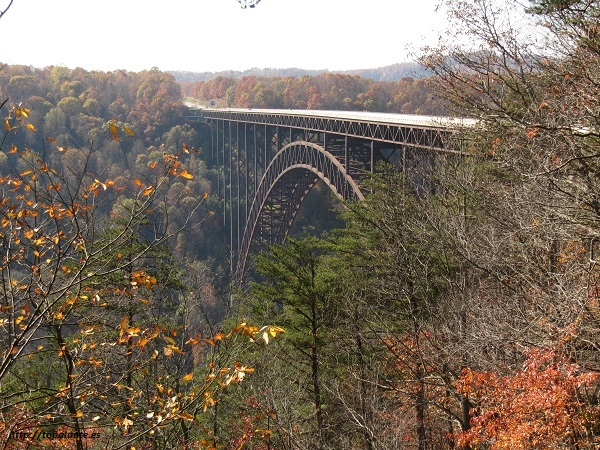 New river gorge national bridge West Virginia WV, USA. 