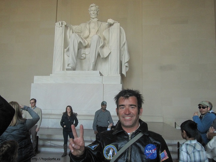 Abraham Lincoln y Topalante en Washinton DC, EEUU