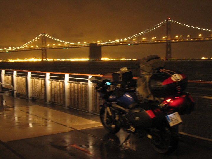 Folixa Astur y el Golden Gate, San Francisco, CA