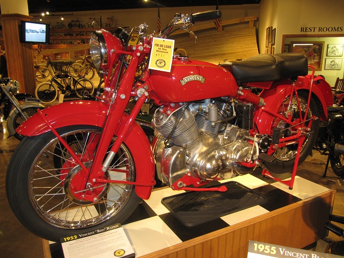 Vincent Red Rapid 998cc. de 1952.