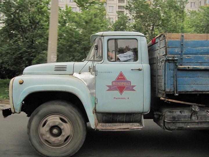 Tipico camión Kamaz ruso,en Cheljabinsk.