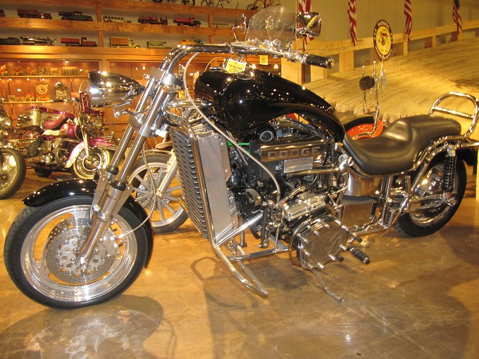Don Fruth Pro Street Dodge Motorcycle.