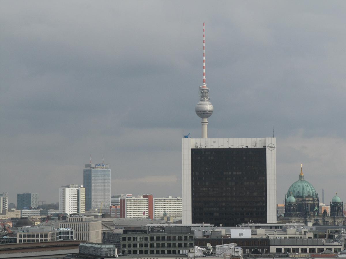 Panorámica de Berlín desde el Bundestag.