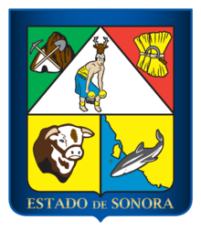 Escudo de Sonora, México.