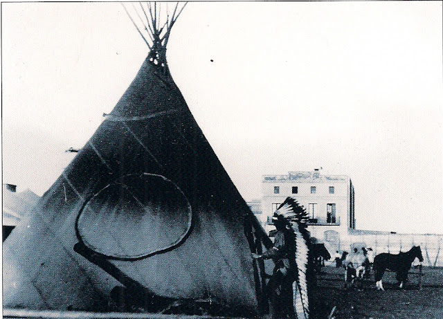 Búfalo Bill, en Barcelona, 1889, con su circo.