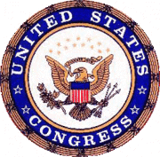 Escudo del Congreso de los Estados Unidos de América.
