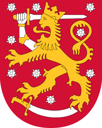  Escudo de Finlandia. Suomen vaakuna.