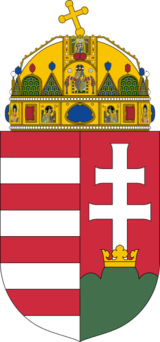 Escudo de Hungría. Magyarország címere.