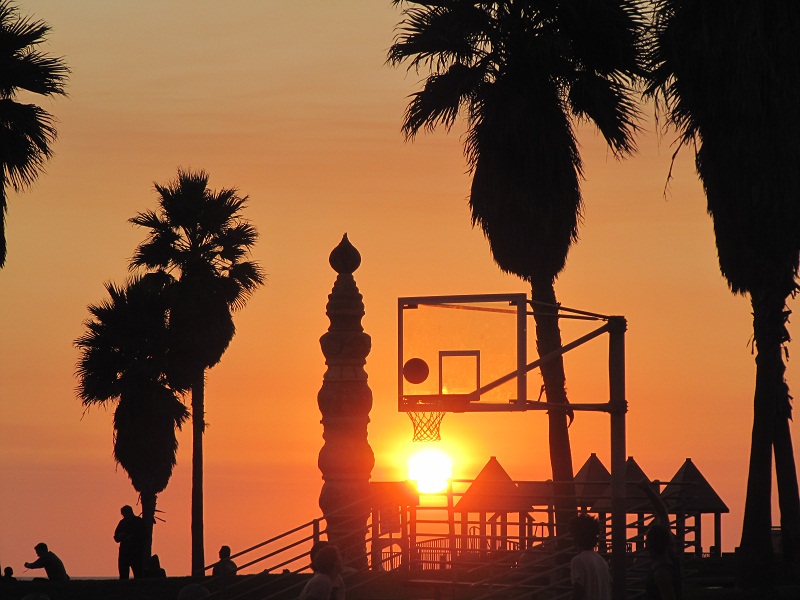 Playa de Venice Beach, Los Angeles, CA.  